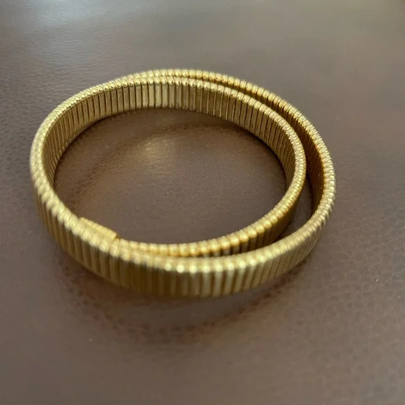 J. Crew Gold Coil Wrap Bracelet - Picture 3 of 14